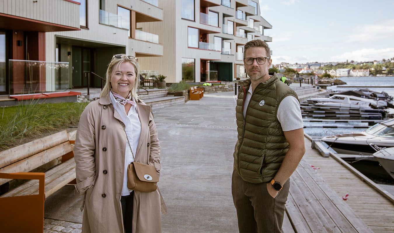 Eirin Hovland Hollund og markedssjef Roy Klungtvedt