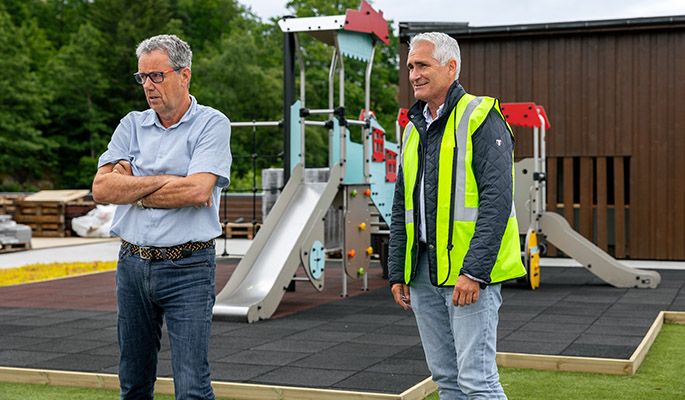 Styrelder i Riskaverven og prosjektleder fra Bate.