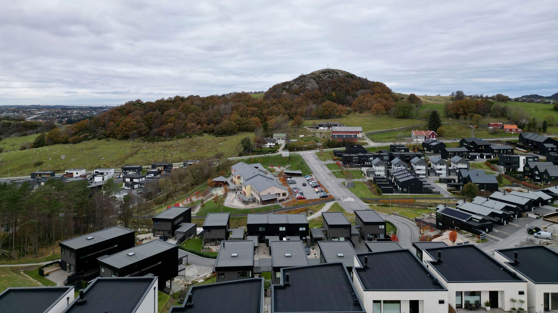 Utsikt fra Skogens ro på Kleivane