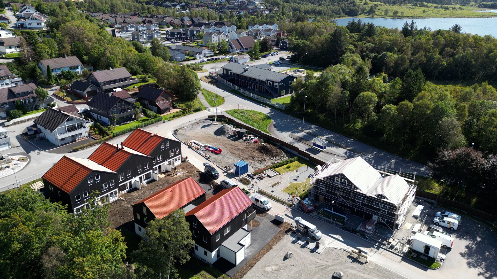 Det nye boligfeltet Frøylandsstien på Hommersåk