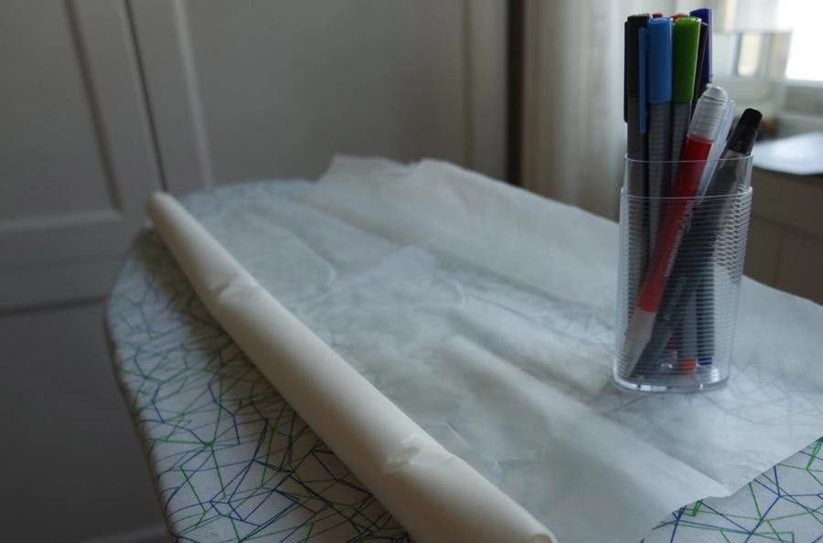 Mønster til scrunchie