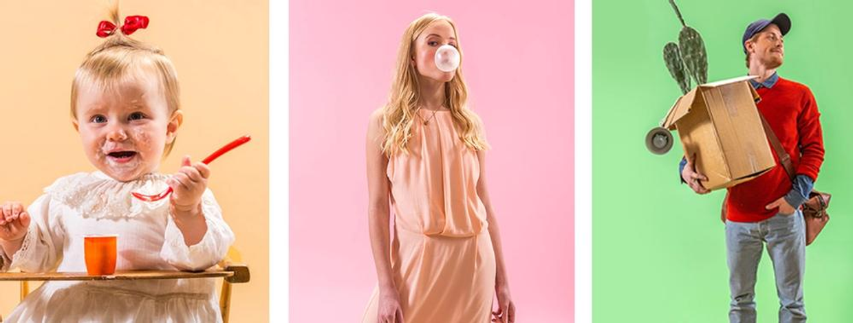 kollasj baby ungdom voksen