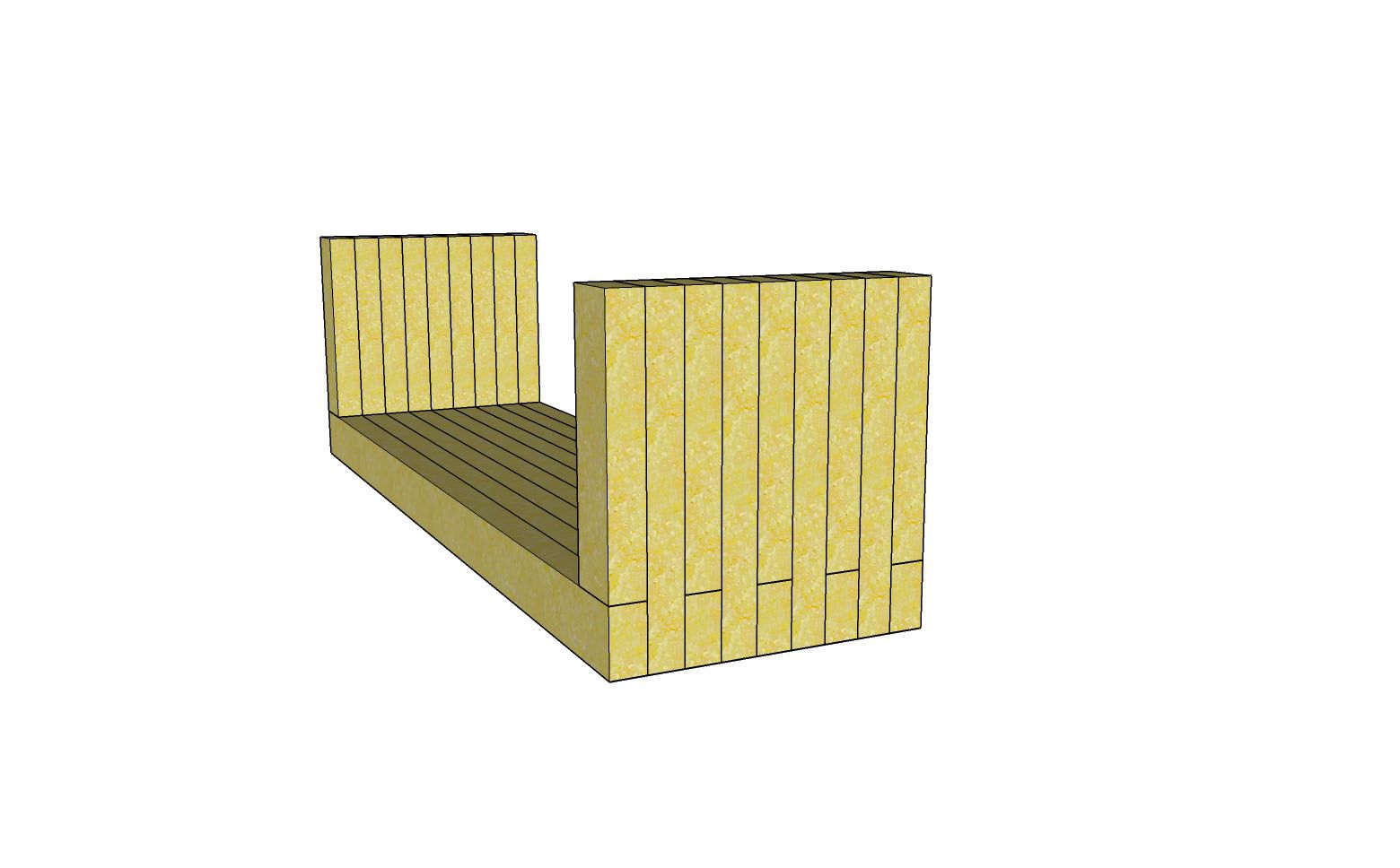 Illustrasjon av benk