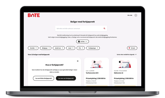 Bates forkjøpsrettportal