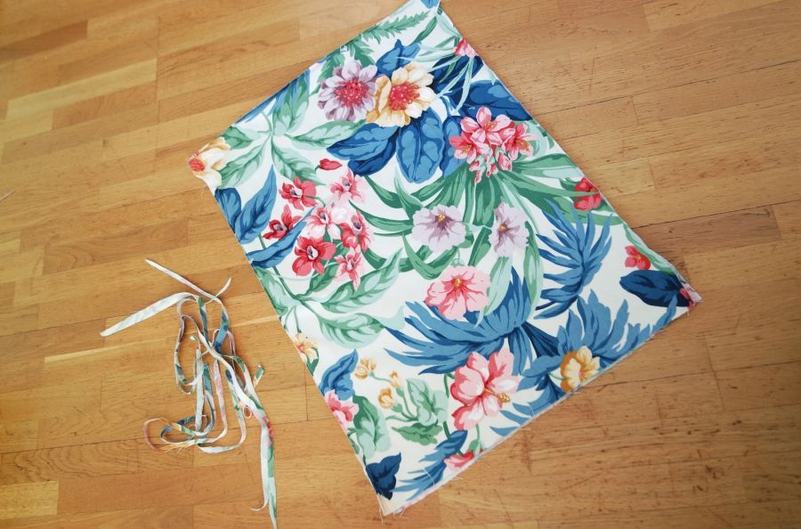 Renklipping av sømmer på gymbagprosjekt