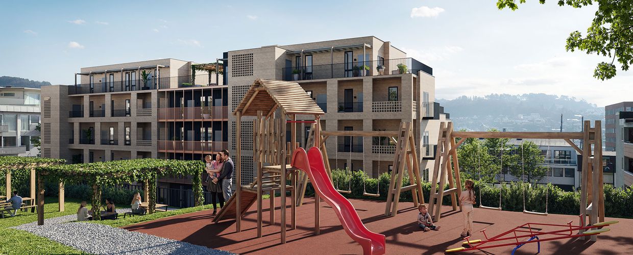 Lekeplass i Langgata Pluss