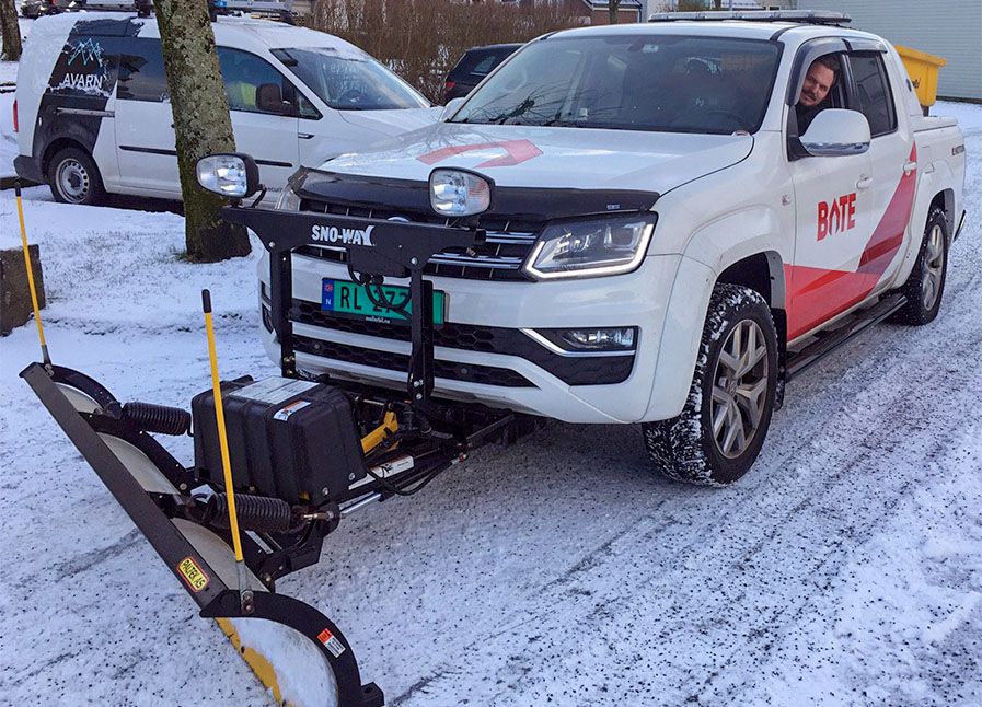 Brøytebil fra Vaktmesteren fra Bate