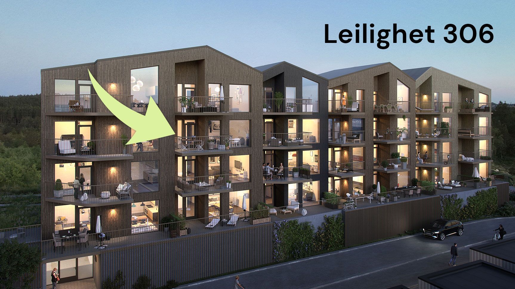 Leilighet 306 i Skogens ro på Kleivane