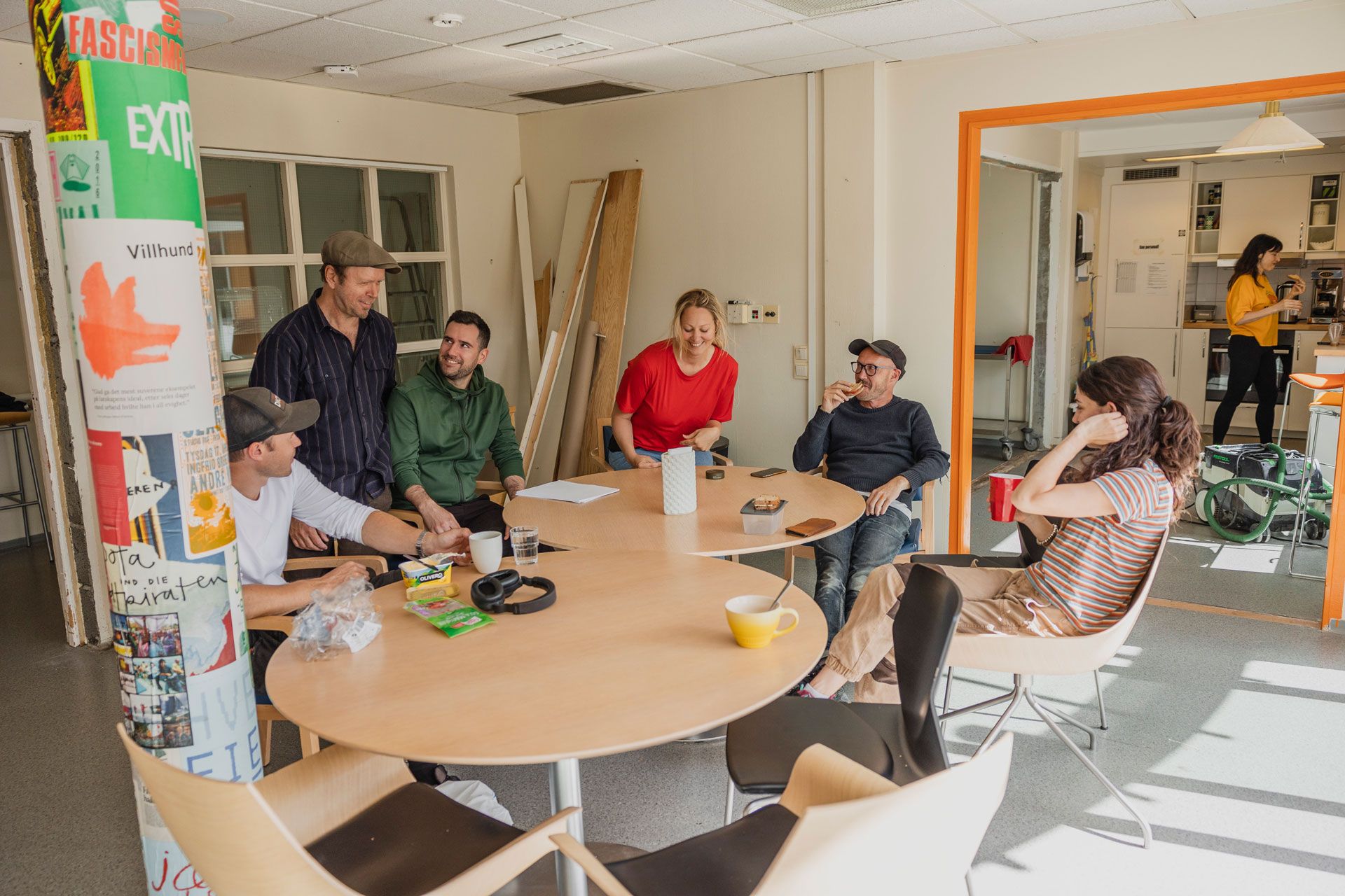 Lærere spiser lunsj