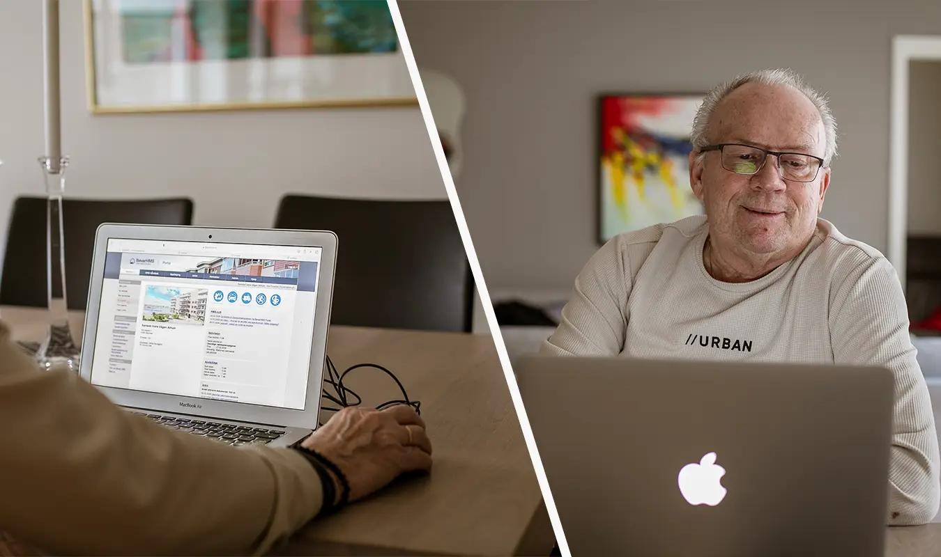 Styremedlem Kjell Espedal viser frem Bevar HMS