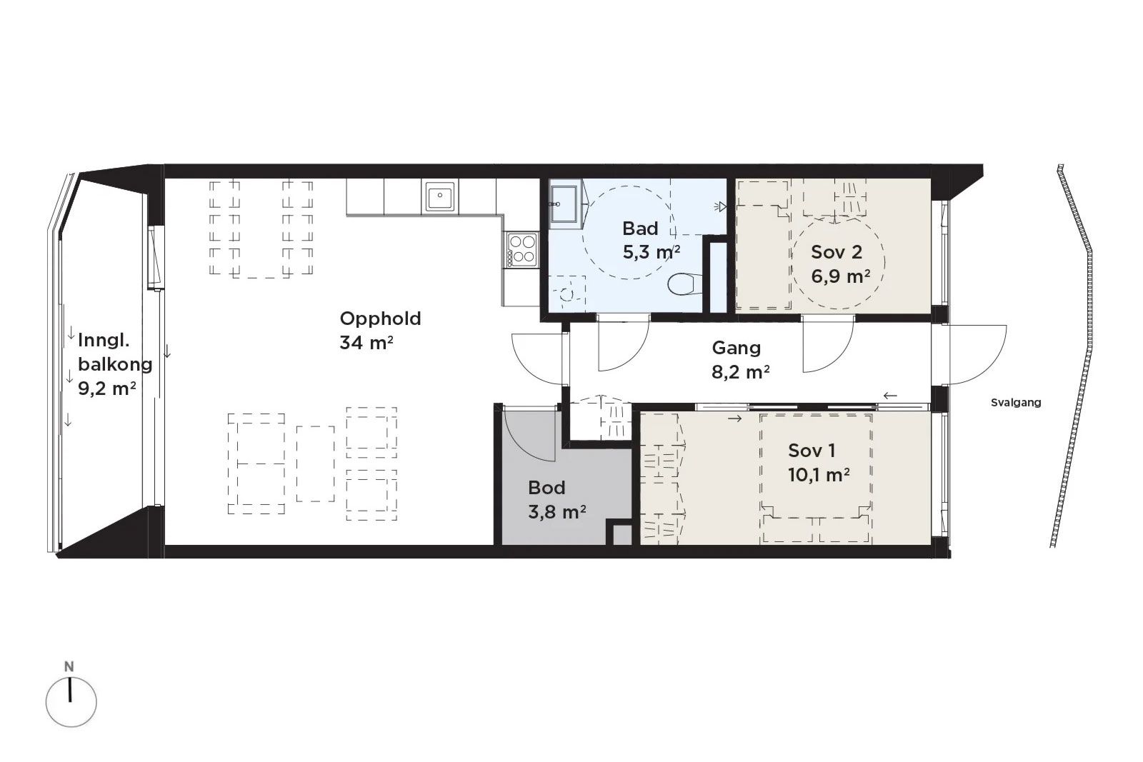 Sjøhagen - Leilighet BBB1-401