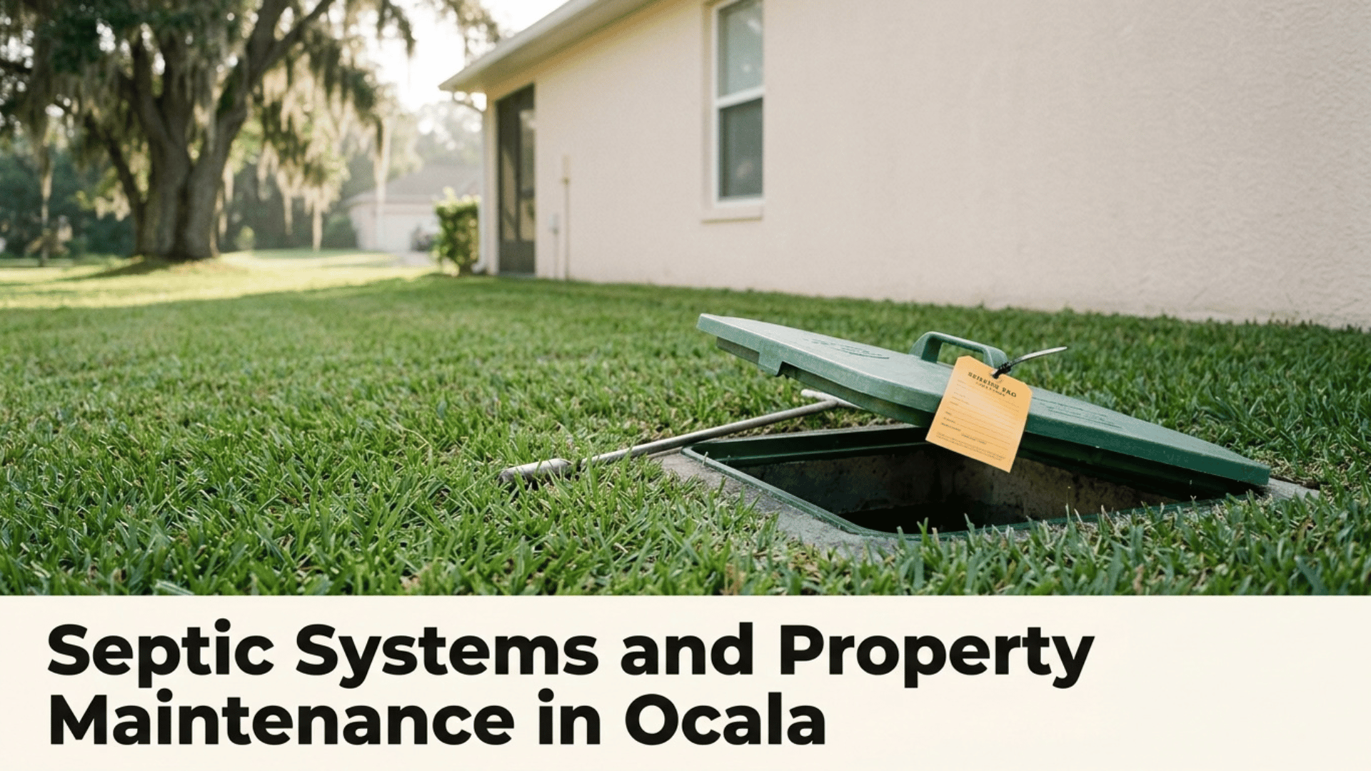 Septic Systems and Property Maintenance in Ocala: What Marion County Owners Need to Know