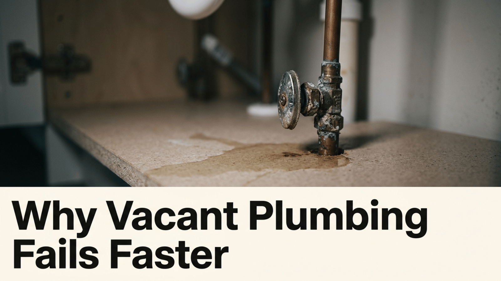 Why Vacant Plumbing Fails Faster Than Occupied Plumbing
