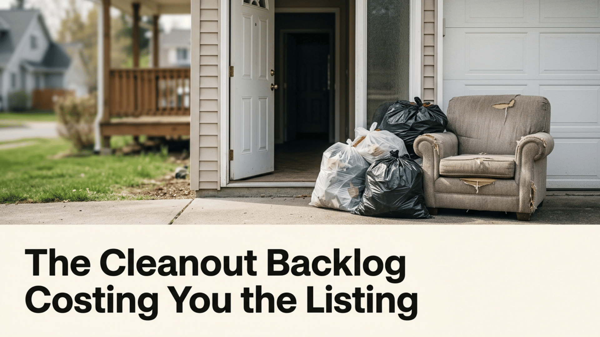 The Cleanout Backlog That's Quietly Costing You the Listing