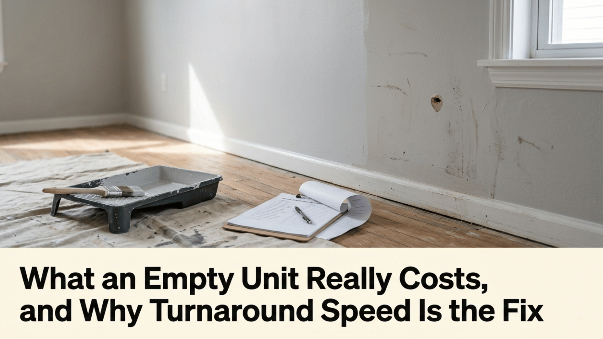 What an Empty Unit Really Costs, and Why Turnaround Speed Is the Fix