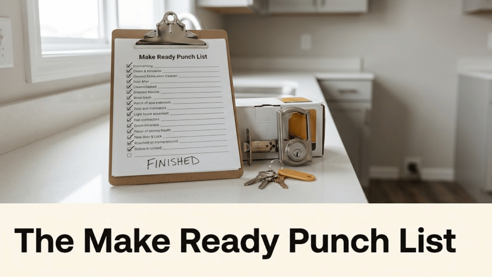 The Make Ready Punch List: What Separates a Rental Ready Property from a Vacant One