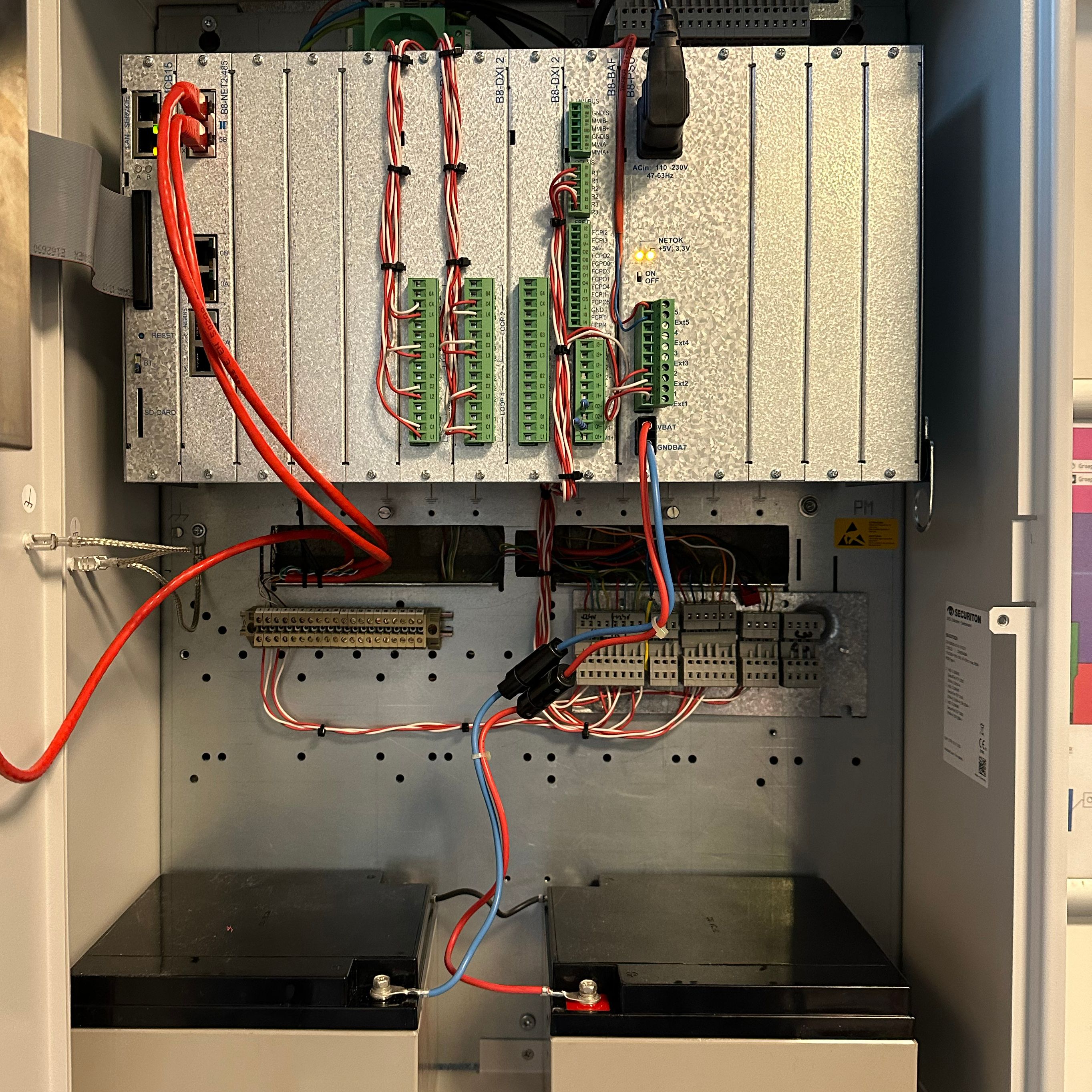 SecuriFire SCP3020 binnenkant