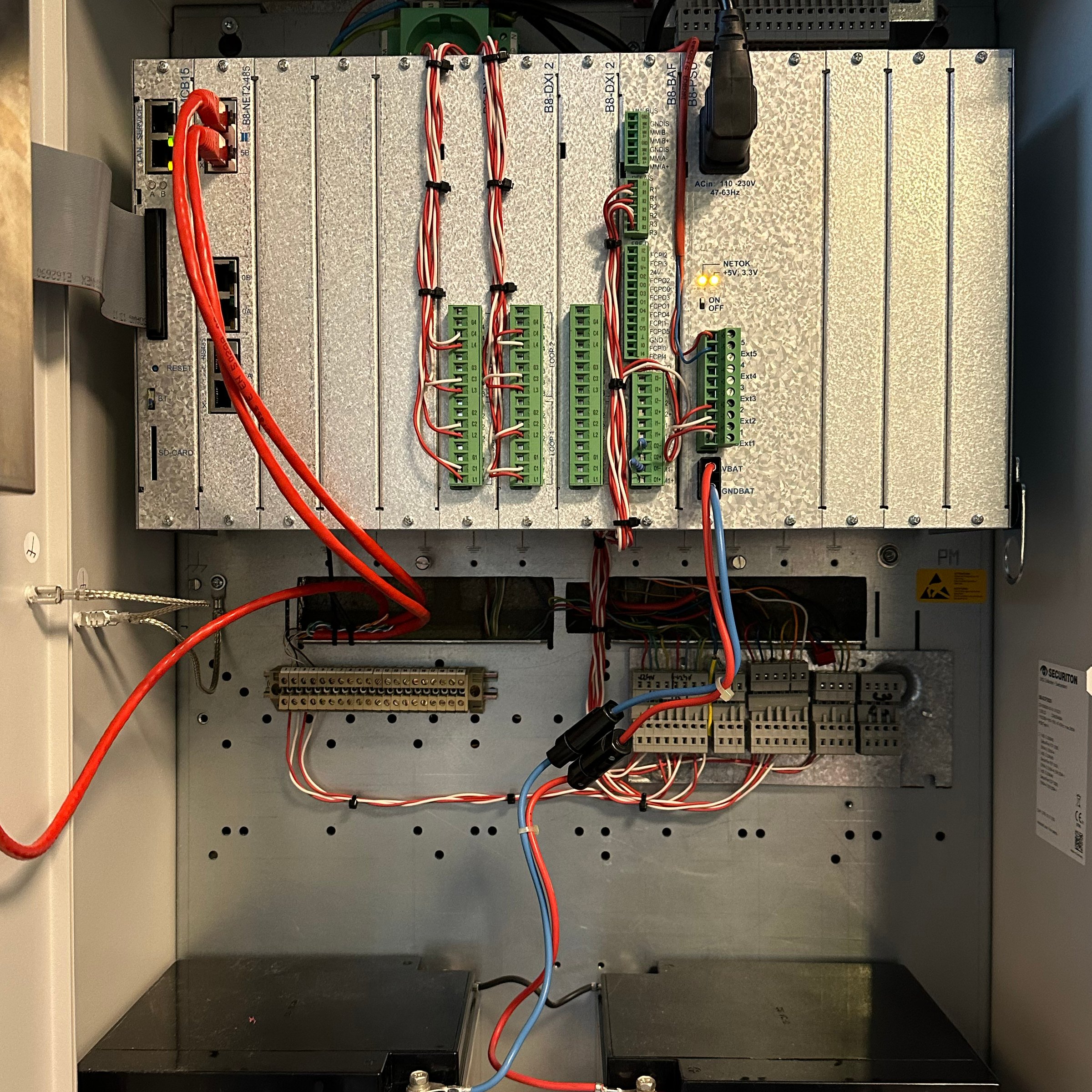 SecuriFire SCP3020 binnenkant