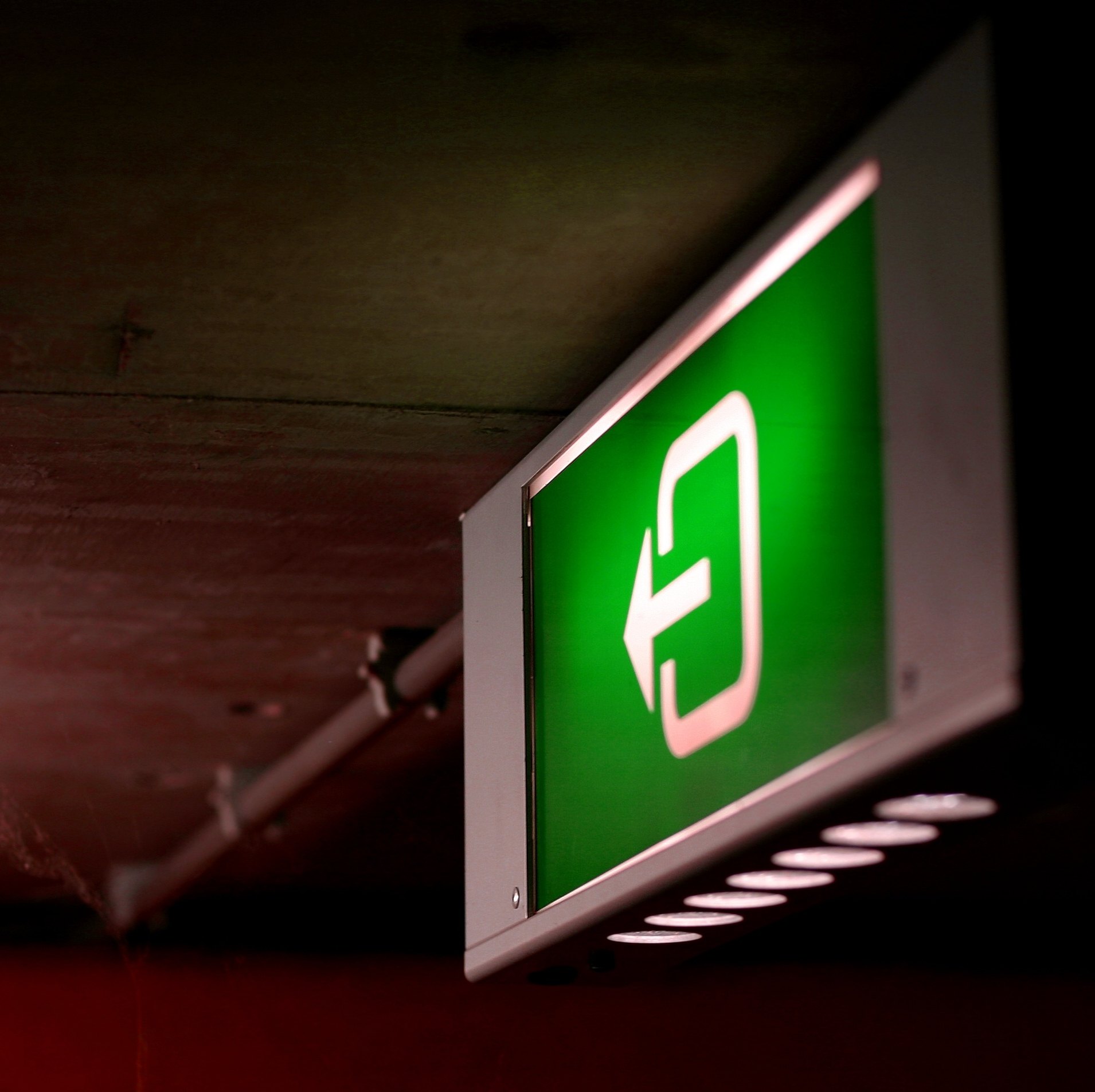 Noodverlichting palfond