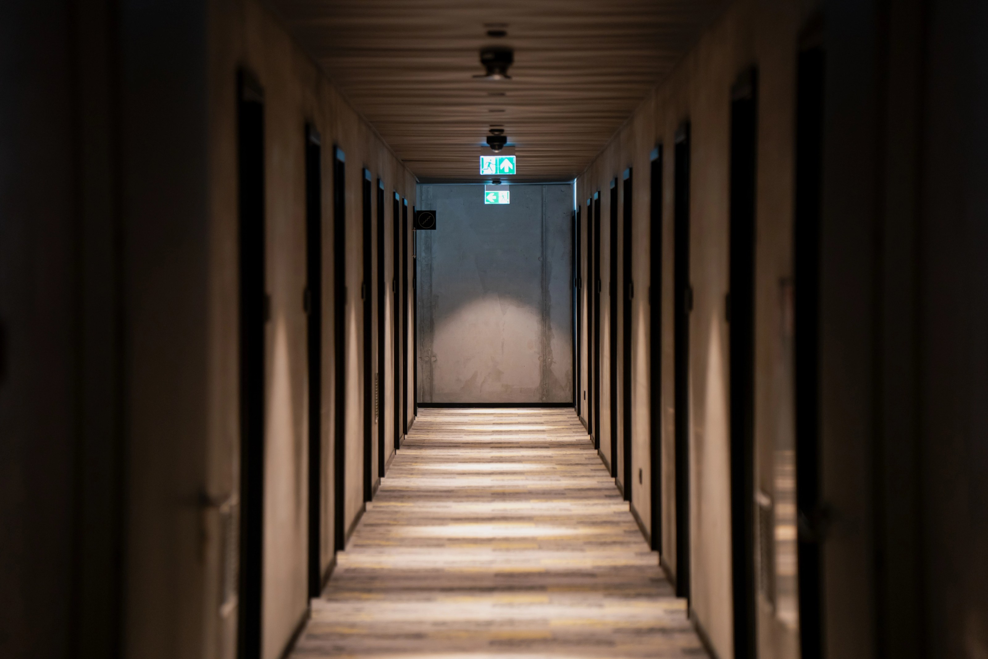 Noodverlichting in een gebouw