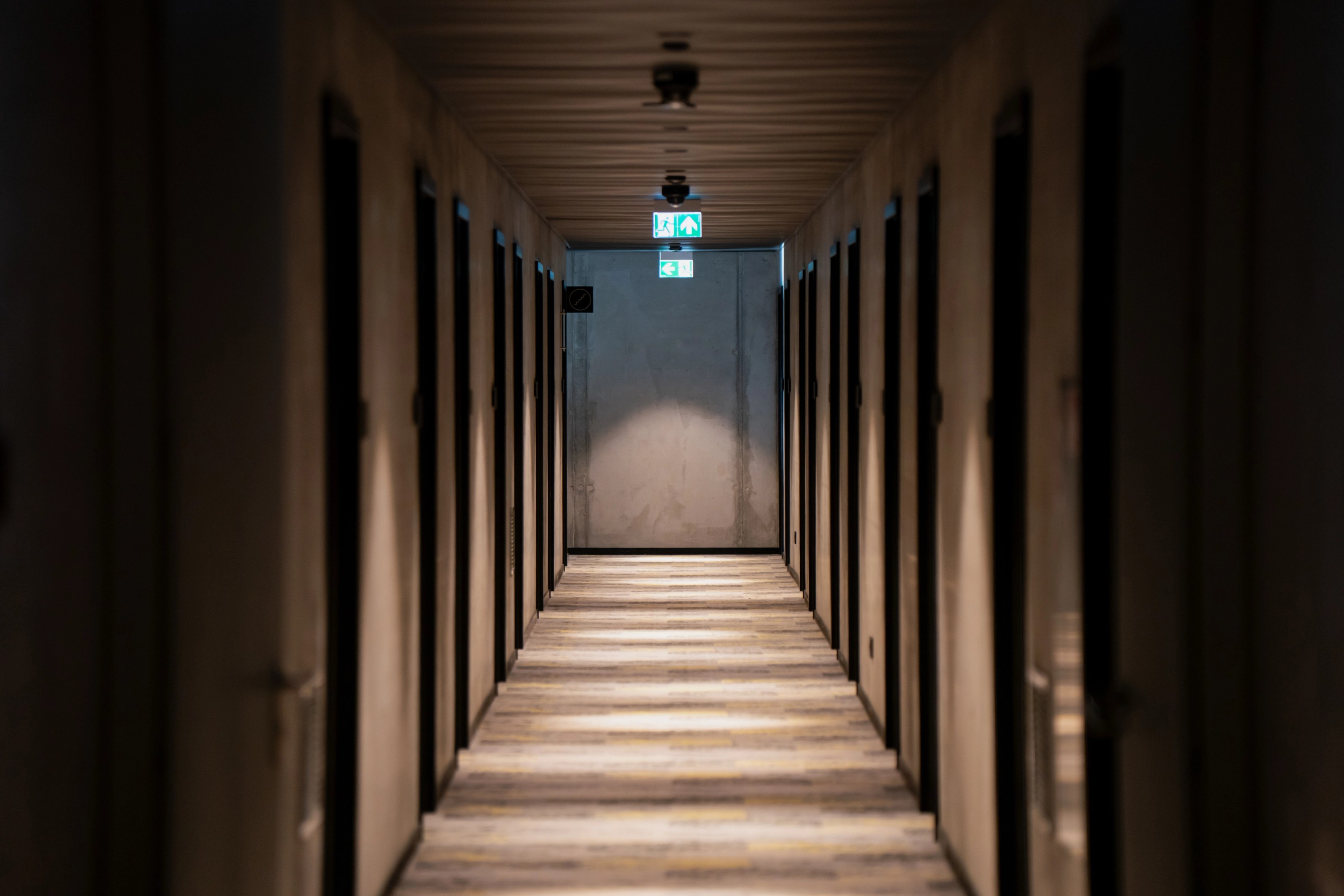 Noodverlichting in een gebouw