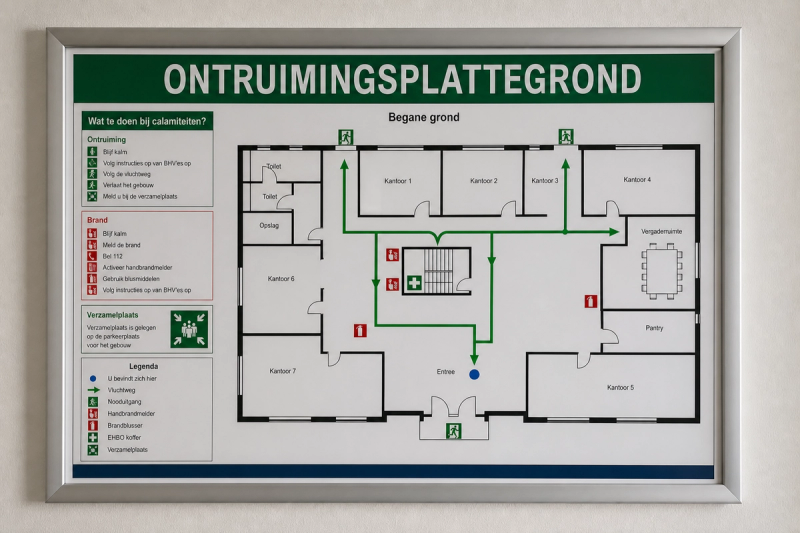 ontruimingsplattegronden