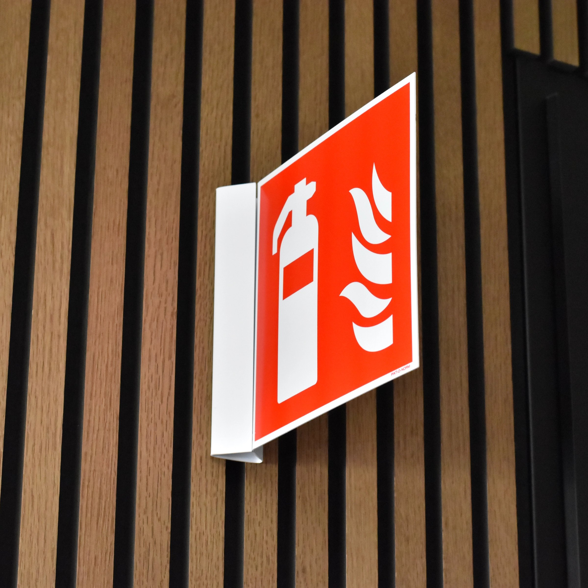 pictogram brandblusser muur