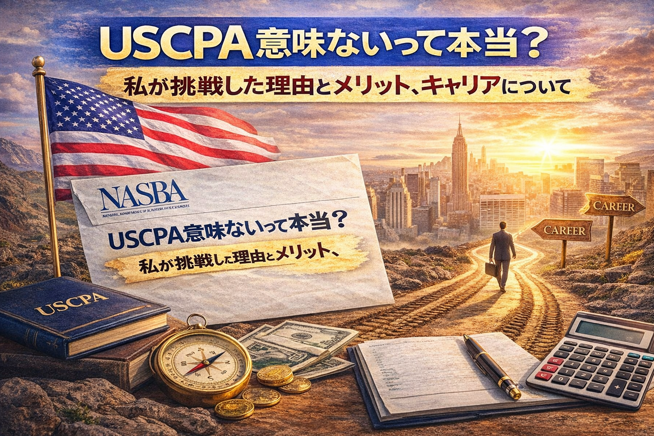 USCPA意味ないって本当？私が挑戦した理由とメリット、キャリアについて