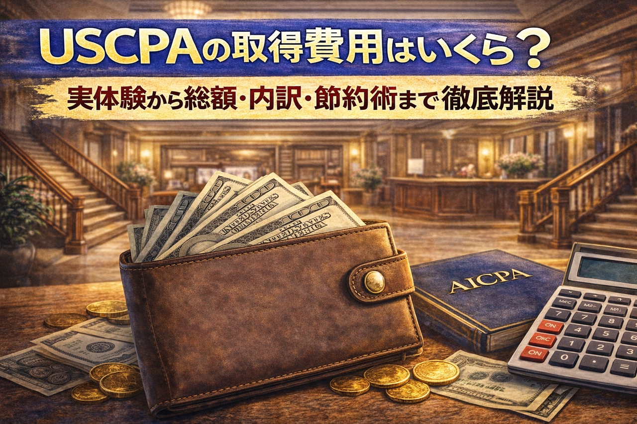 USCPAの取得費用はいくら？実体験から総額・内訳・節約術まで徹底解説