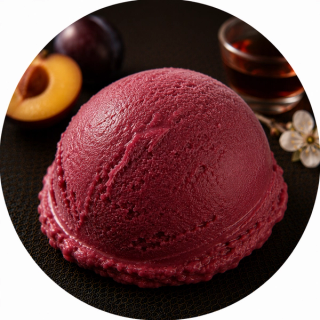 Plum Wine Sorbet