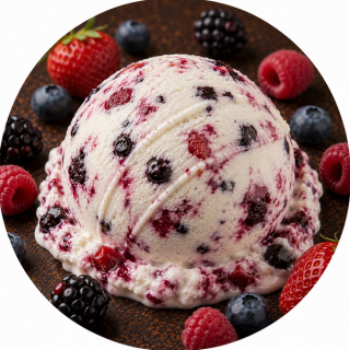 Strawberry, Blueberry, or Cherry Cream