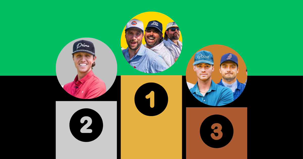 Grant Horvat, Bob Does Sport, Good Good Golf on a medal podium