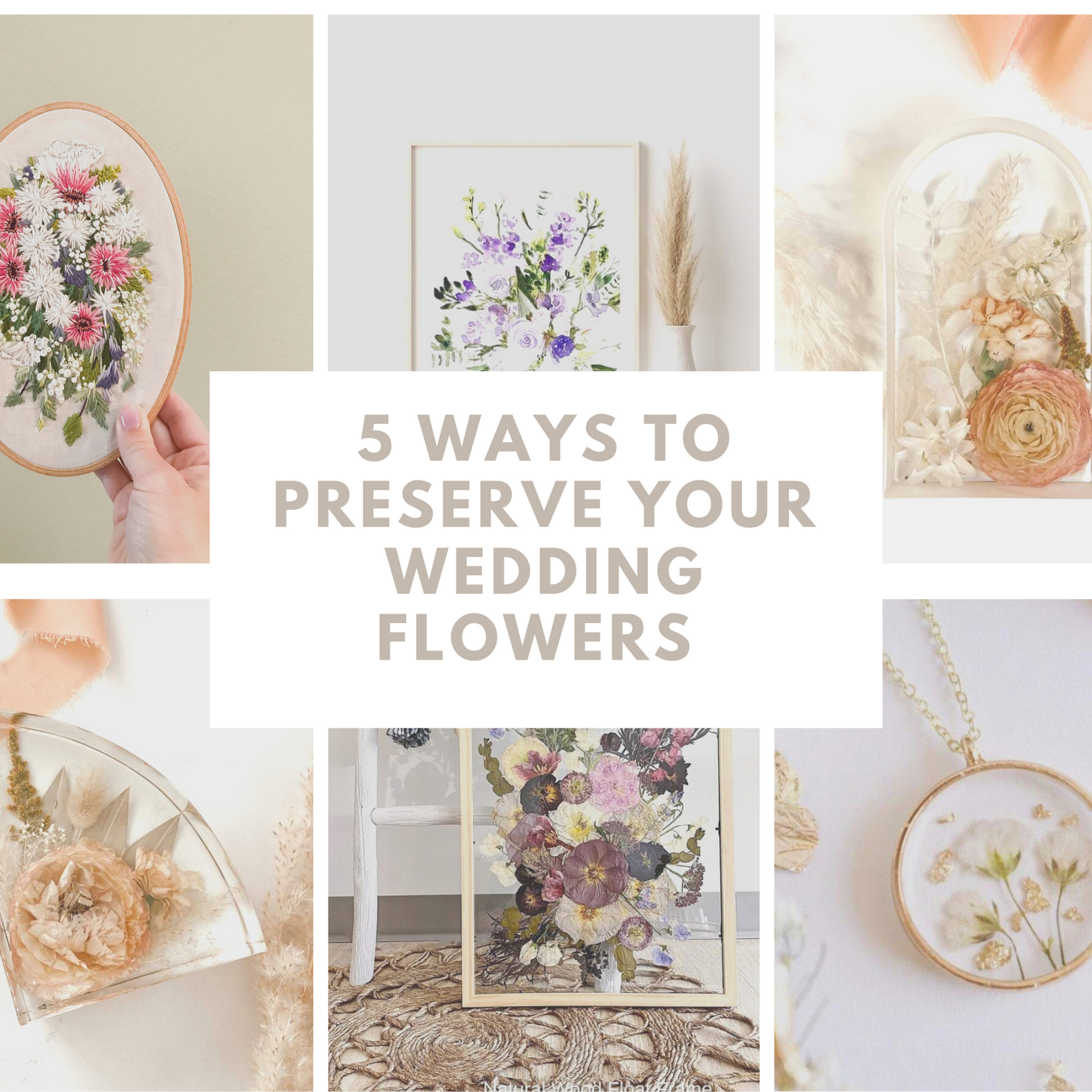 Cover Image for 5 ways to preserve your wedding flowers