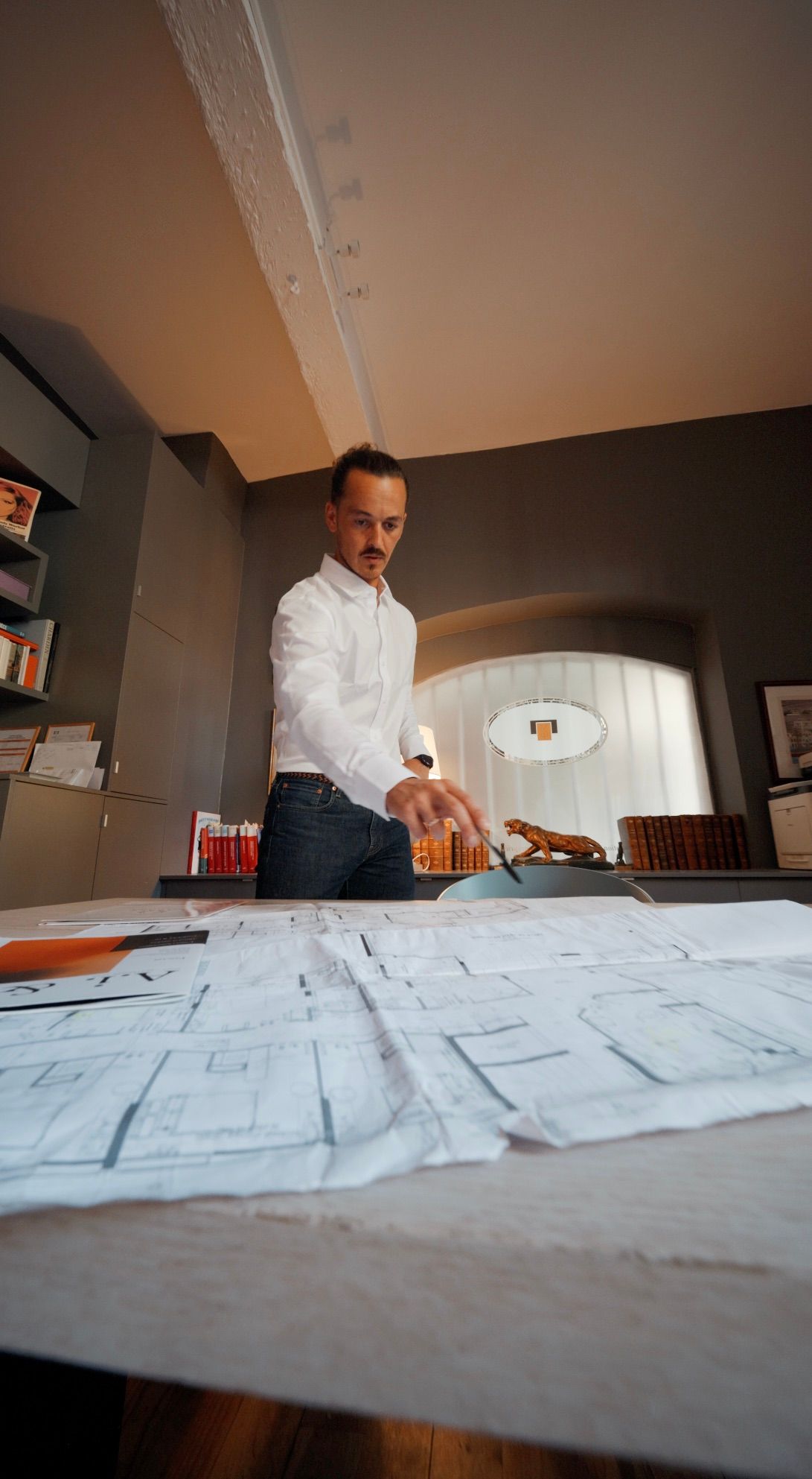 Clément Psaltis sur les plans