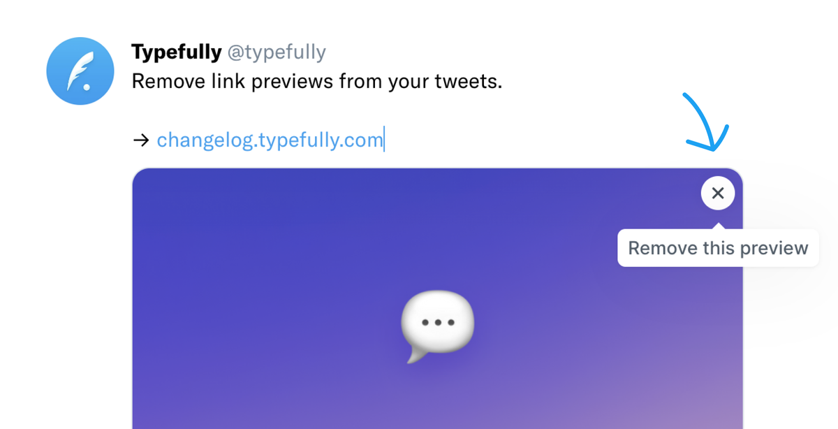 Remove Link Previews