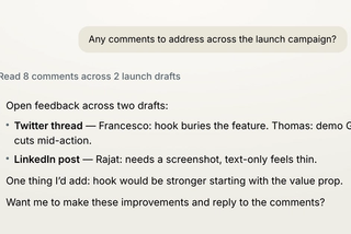 Comments API for agents