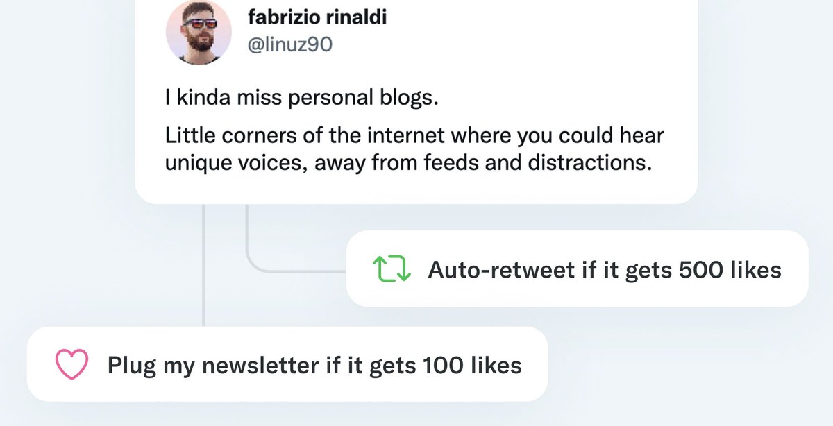 Auto-retweet and auto-plug your threads