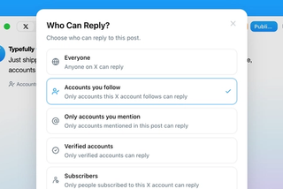 Choose Who Can Reply to Your X Posts