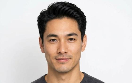 Modern social media profile headshot