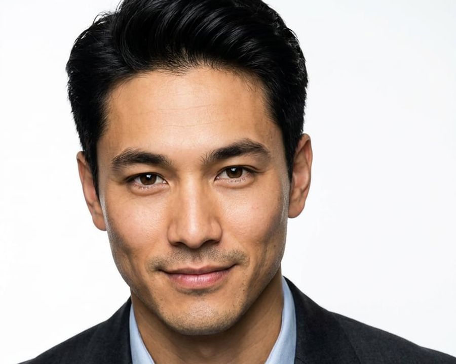Clean wardrobe headshot example