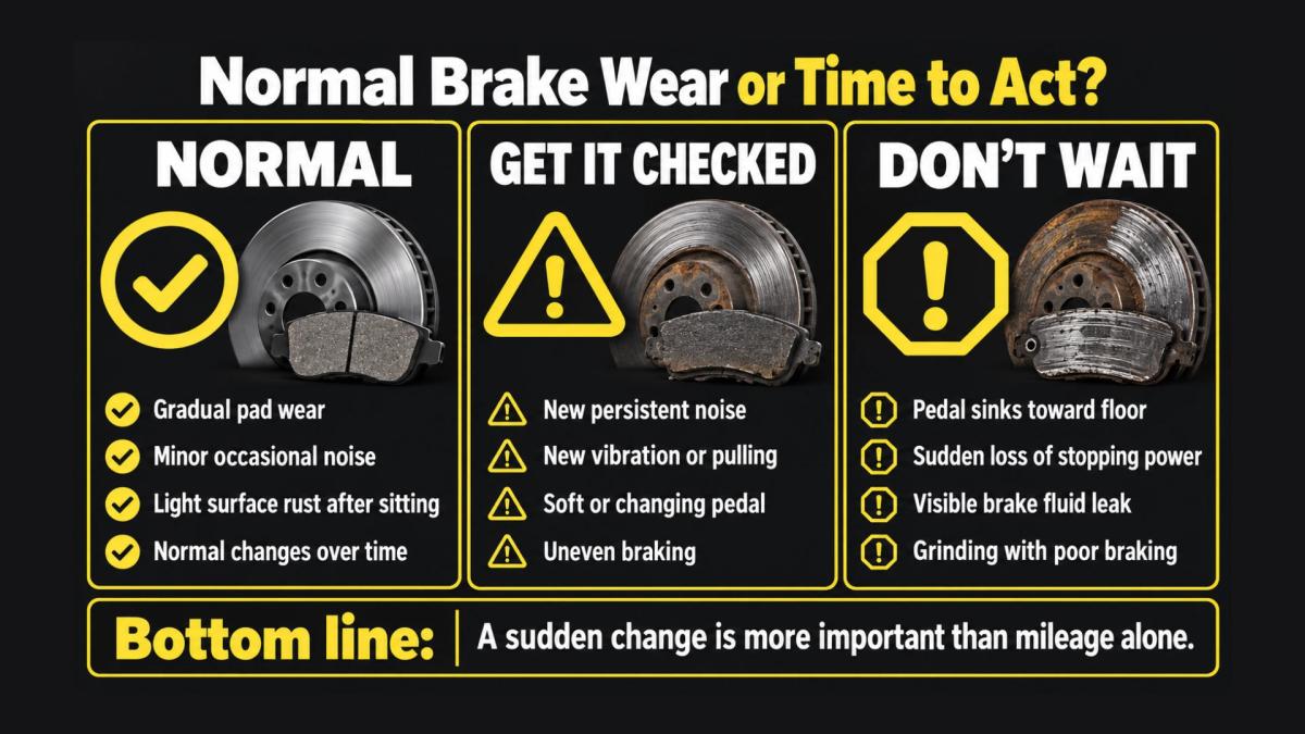 Normal Brake Wear or Time to Act