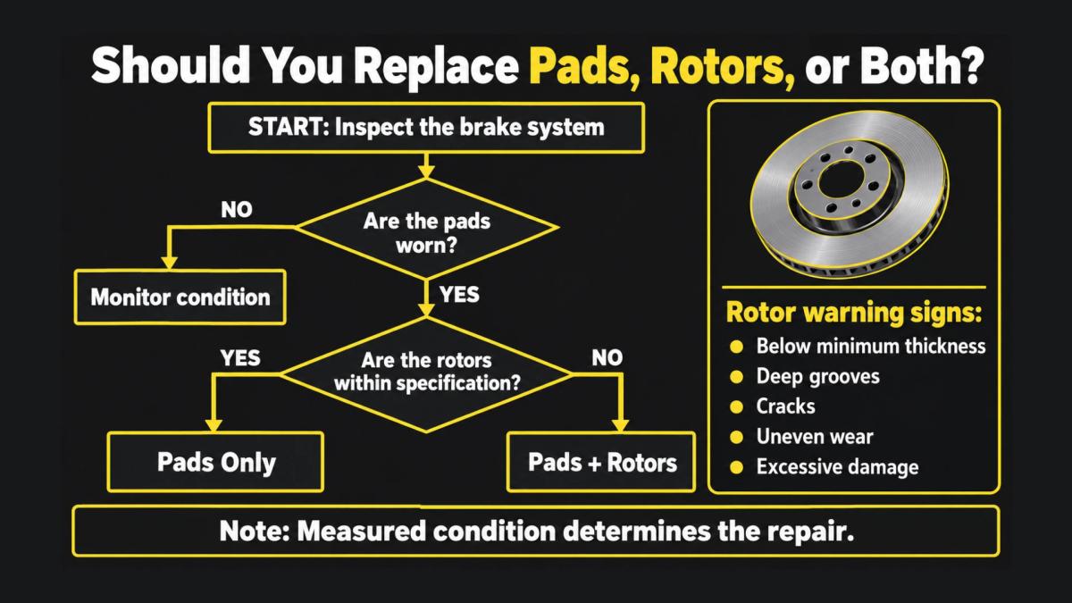 Should You Replace Pads, Rotors or Both
