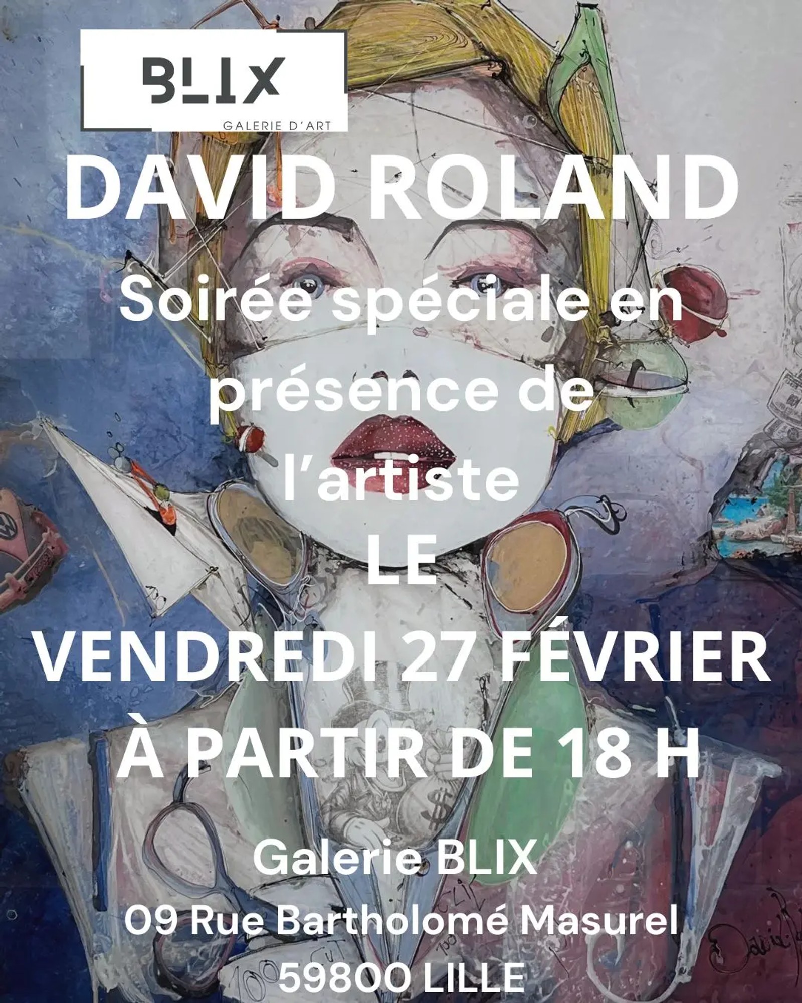Vernissage avec David Roland