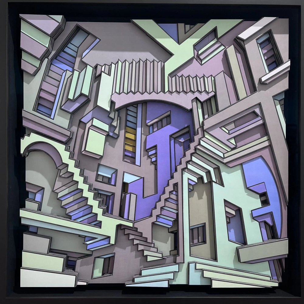 Voxel #142 Escher par Michaël Aubanel