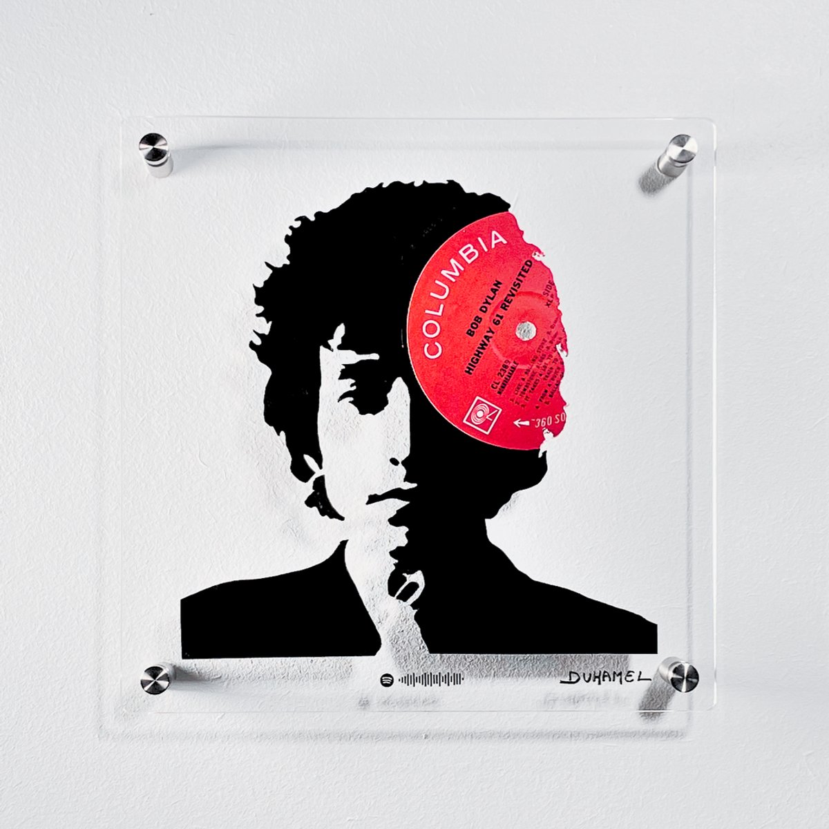 Portrait de Bob Dylan par Yannick Duhamel