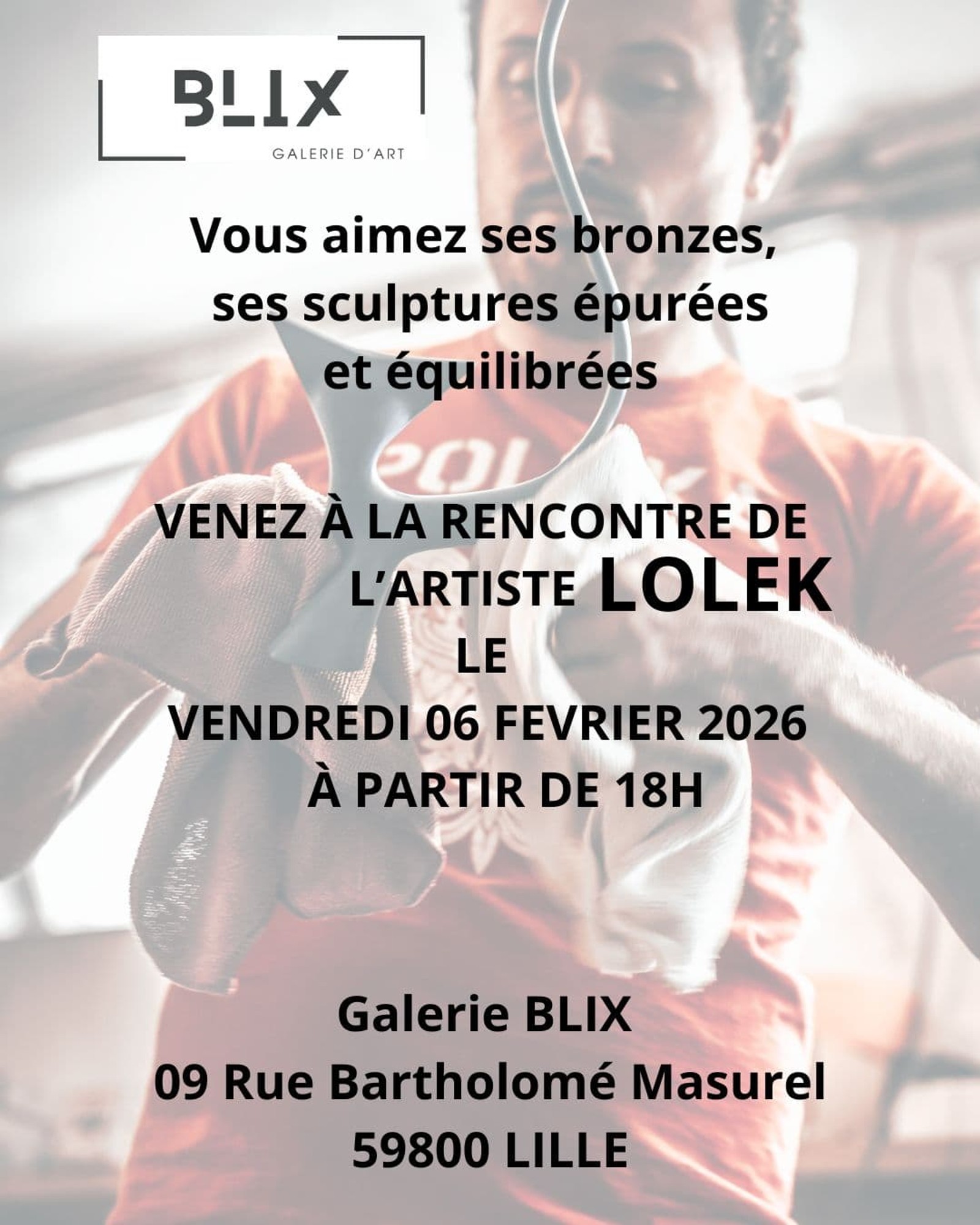 Vernissage avec Lolek