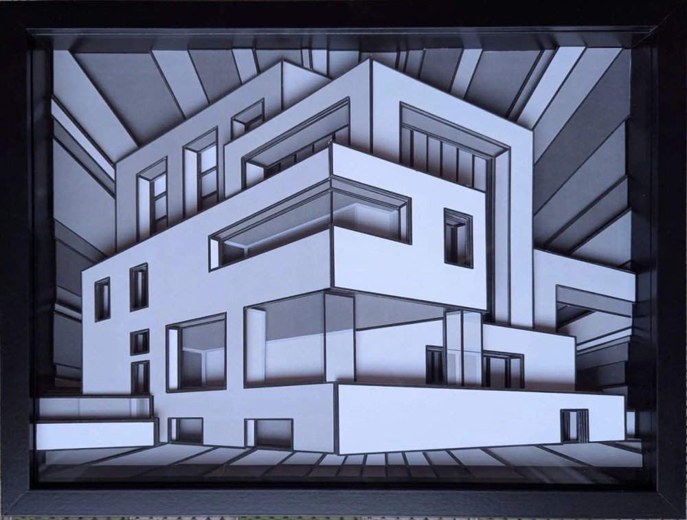 Voxel 128#BW par Michaël Aubanel