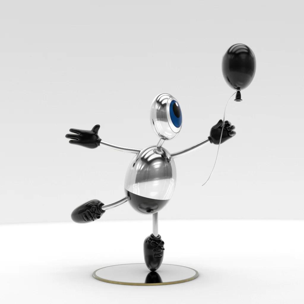 Mr Balloon Black - vue additionnelle 1