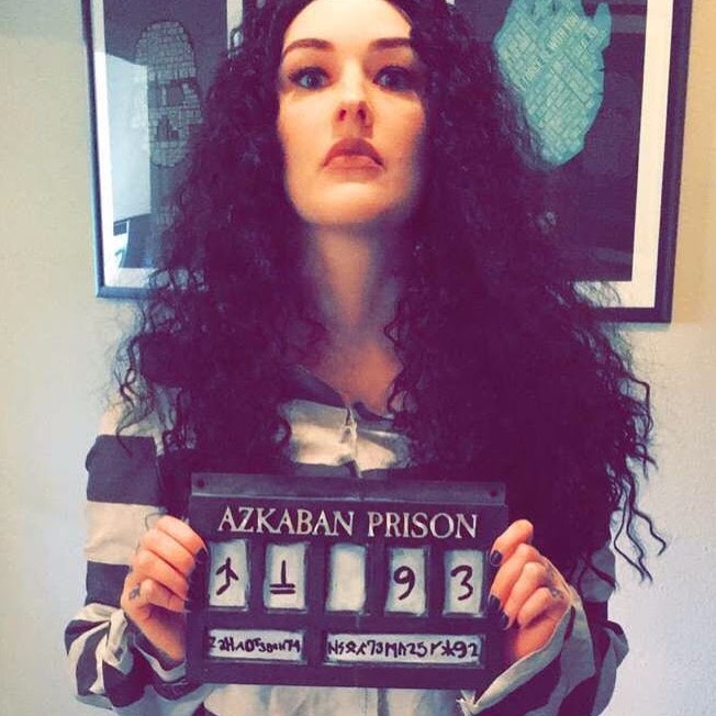 Have you seen this wizard? Bellatrix 3D Printed Sign