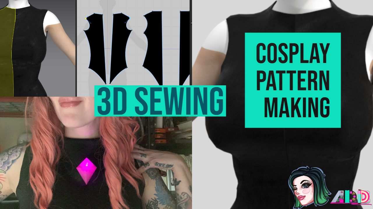 Creating a 3D Sewing Bodysuit Pattern using Clo3D Tutorial is HERE!!
